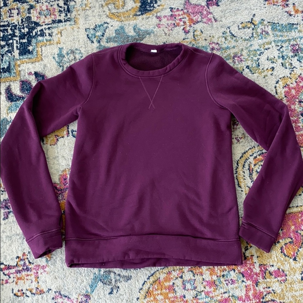 Purple Lululemon Fleece Sweatshirt